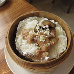 點 みやざわ - 點みやざわ＠彩々セット 1,500円(鶏肉としいたけのせご飯)