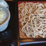 おそば高砂家 - もりそばのアップ