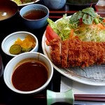 ママン - 特上ロースカツ定食(150g)