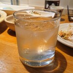 磯金 漁業部 枝幸港 - 麦焼酎ロック