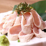 Japanese-style chicken breast seared with plum sauce
