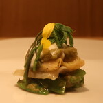 RISTORANTE IL NODO - 白ミル貝 春の豆 グリーンオリーブアップ