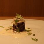 RISTORANTE IL NODO - 平塚 横田さんの菊芋 材木座海岸もんざ丸さんのシラス(発酵) カレーリーフ