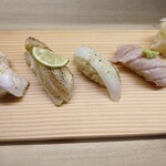 Sannomiya Sushi Ebisu - 炙りづくし4種盛り