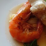 ベルエキップ - スズキと野菜どけたら海老が出て来た！