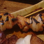 炭焼の串 クマノ きむら - ミノ・ハツ