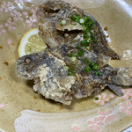 四季亭 - 釣った魚の唐揚げ