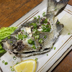 四季亭 - 釣った魚の塩焼き