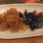 SHUN SAI KA NAKA - ２０１２/9訪問  きくらげとピータン盛り合わせ　（メニューにはないけど作ってもらいました）