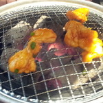 ホルモン焼肉 縁 池袋店 - ギアラと辛みそ上ホルモン