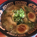 希望軒 - とんこつラーメン  半熟味玉入り