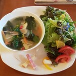 Garden cafe Bonheur - 季節の具だくさんスープセット(パンなしバージョン)