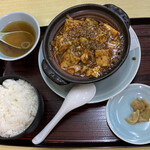 華鈴 - 四川麻婆豆腐ライスセット1200円税込み
ライスおかわり無料。