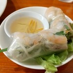コム ベトナム - 日替わりご飯セットの生春巻き