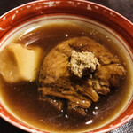 旬味 泰平 - 「豚角煮」お箸でなかなか掴めないほどトロットロ。付け合せの海老芋も美味しいー！