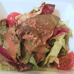 桃谷樓  - ランチのサラダ