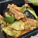 丸幸 - 中華弁当(\1,501)　回鍋肉