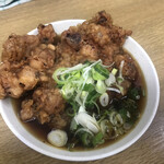 一由そば - 期間限定ハイパージャンボイカゲソ（太蕎麦小盛）４１０円
