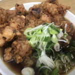 一由そば - 期間限定ハイパージャンボイカゲソ（太蕎麦小盛）４１０円