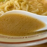 喜多方食堂 - 【再訪】味噌チー油のスープ