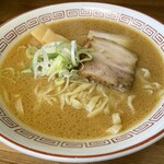 喜多方食堂 - 【再訪】味噌(チー油)極太麺