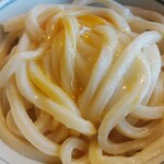 好日庵 - 釜玉うどん大盛り