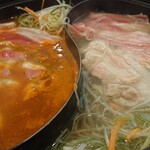 しゃぶ葉 - 三元豚バラ肉食べ放題コース
