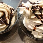 しゃぶ葉 - ソフトクリームは自分で作ります。