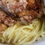 塩そば専門店 桑ばら - 大山地鶏冷やし塩唐揚げそば