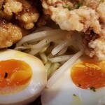 塩そば専門店 桑ばら - 大山地鶏冷やし塩唐揚げそば