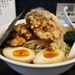 塩そば専門店 桑ばら - 大山地鶏冷やし塩唐揚げそば