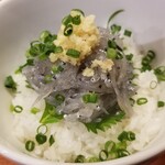 麺屋 六感堂 - ミニ生しらす丼