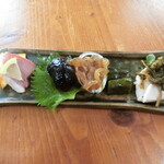 Terubouzu - ランチセットの前菜