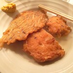 からし、たたきゴボウ、しのだ？だったかな