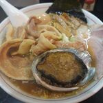 一条流がんこ総本家分家四谷荒木町 - アワビ、ホタテ、丸鶏のスペシャル大盛り　2,500円