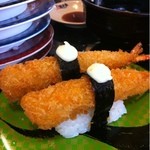 Sushi Choushimaru - エビフライにぎり（お子様メニュー笑）
