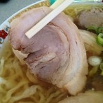 ハーフ＆ハーフ大盛り：豚バラ巻チャーシュー