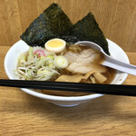 駅そば大宮 - 佐野ラーメン、500円。