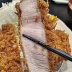 吉平 - 上が脂身、下が赤身