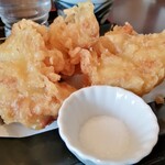 手打ちうどん 団平 - とり天別皿(塩)