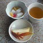 パンダ餃子　 - デザートとお茶