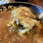 はらへー太 - カニ玉と餡（絵はボケてるが…）