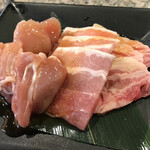 熟成焼肉いちばん - 初回お肉盛り合わせ(カルビ三昧?)