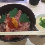 Muten Kura Zushi - [感動のくらランチ] 旬の海鮮丼(茶碗蒸し) 
