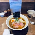 Yakitori Ookawa - 【2021年５月２日】『醬油ワンタン麺』。