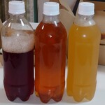 さかづき Brewing - 風月ペールエール500ml 900円 きらり500ml 1,050円 赤い月300ml 750円 ペットボトル 80円×3