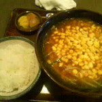 Edoichi Ramen - 醤油コーンラーメンとご飯の大盛り（７７０円）