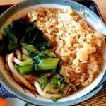 天松 - セットでたぬきうどんをチョイス