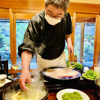 比良山荘 - ◎店主の伊藤さんは、人柄もとても優しく親しみやすい大将である。