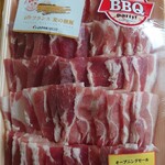 JAPAN MEAT - 麦の穂豚バラカルビL(100㌘99円仏産)1016㌘1005円
